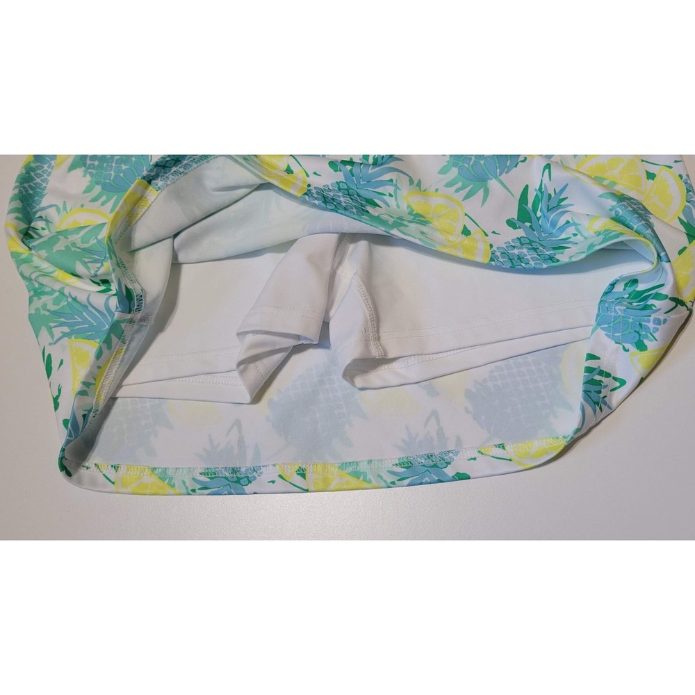 Pebble Beach Dry-Luxe Performance Skort, Pineapple Lemon Print - Picture 6 of 7